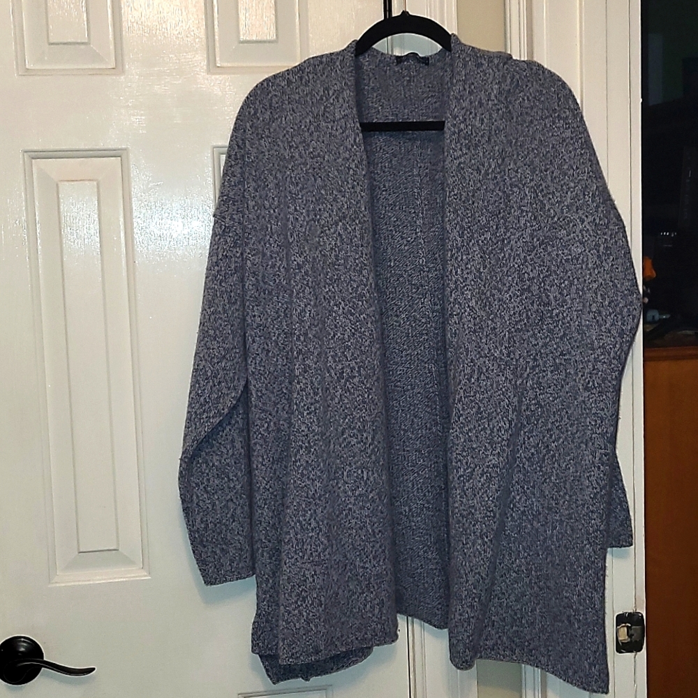 Blue cardigan